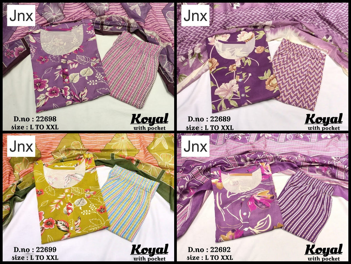 Koyal Jnx Rayon Readymade Pant Style Suits Wholesale Price