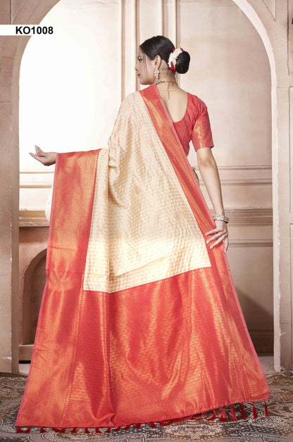 Koyal Ko1001 To Ko1016 3 Of Kanjivaram Silk Sarees Supplier