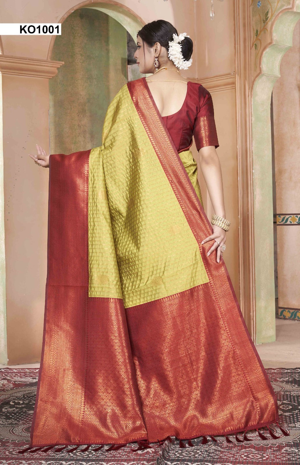 Koyal Ko1001 To Ko1016 3 Of Kanjivaram Silk Sarees Supplier