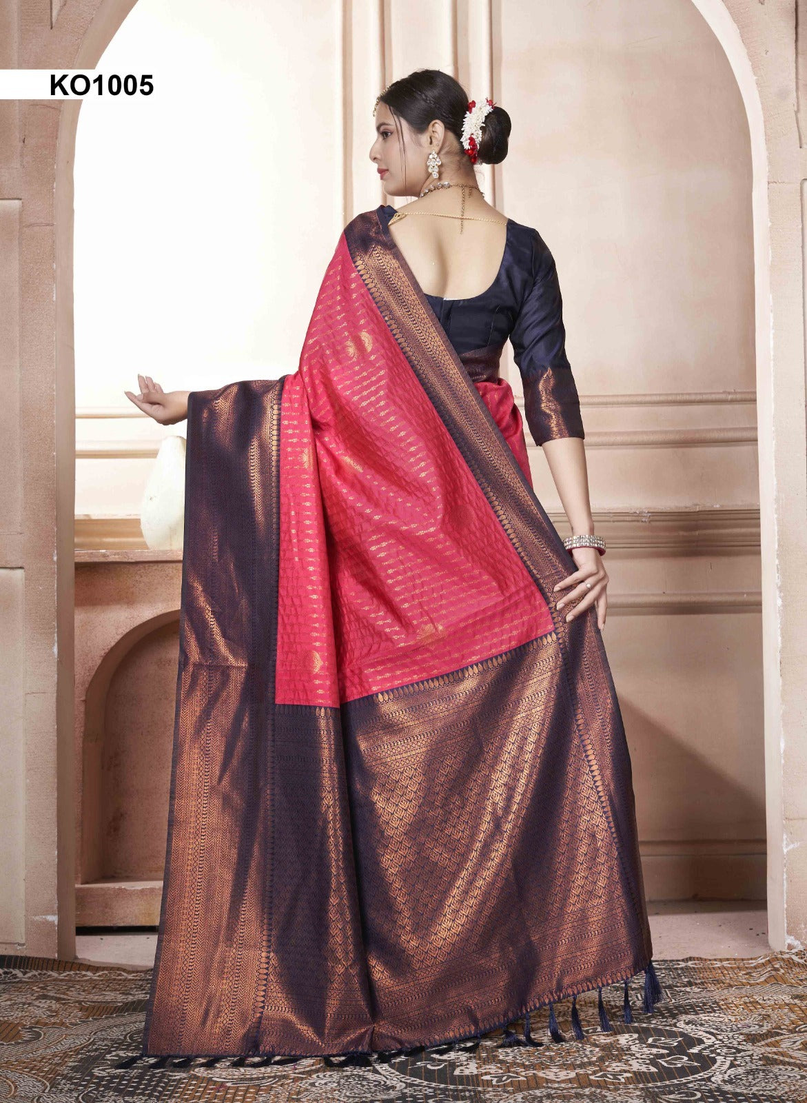 Koyal Ko1001 To Ko1016 3 Of Kanjivaram Silk Sarees Supplier