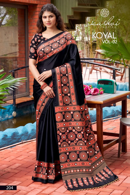 Koyal Vol 2 Kashvi Creation Japan Satin Sarees Wholesale