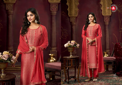 Koyal Vol 4 Triple Aaa Muslin Jacquard Pant Style Suits Supplier Gujarat