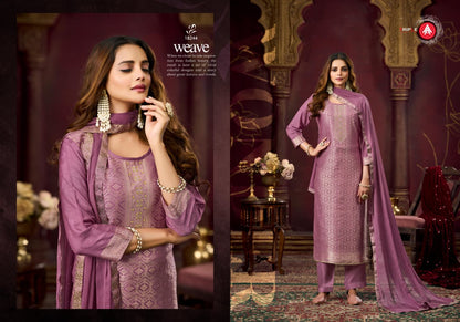 Koyal Vol 4 Triple Aaa Muslin Jacquard Pant Style Suits Supplier Gujarat