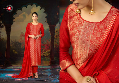 Koyal Vol 6 Triple Aaa Muslin Jacquard Pant Style Suits Manufacturer Ahmedabad