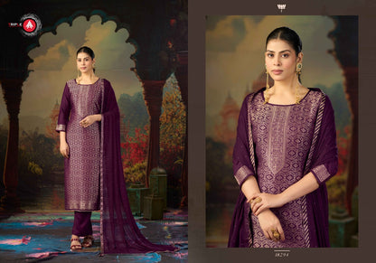 Koyal Vol 6 Triple Aaa Muslin Jacquard Pant Style Suits Manufacturer Ahmedabad