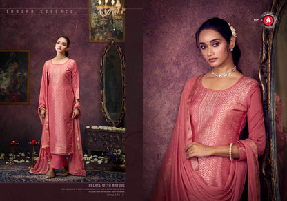 Koyal Vol 8 Triple Aaa Muslin Jacquard Pant Style Suits Exporter