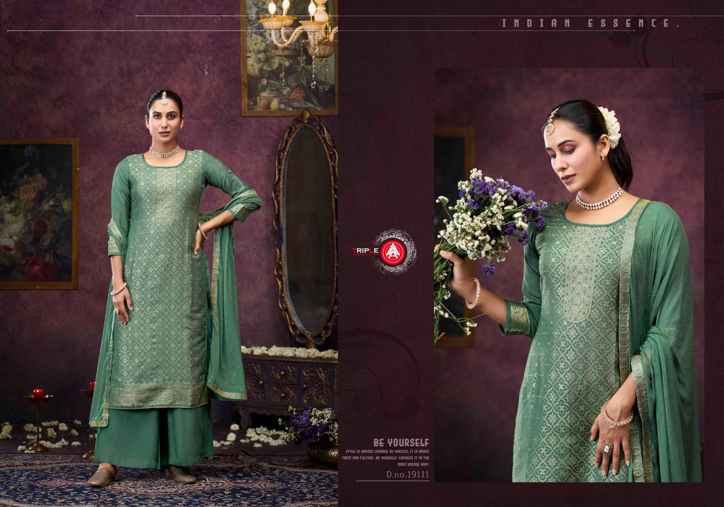 Koyal Vol 8 Triple Aaa Muslin Jacquard Pant Style Suits Exporter
