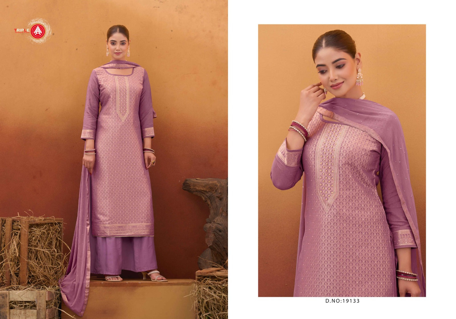Koyal Vol 9 Triple Aaa Muslin Jacquard Pant Style Suits Wholesale Price