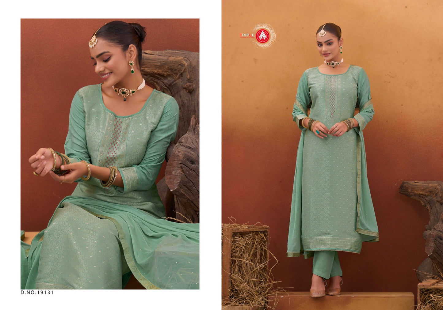 Koyal Vol 9 Triple Aaa Muslin Jacquard Pant Style Suits Wholesale Price