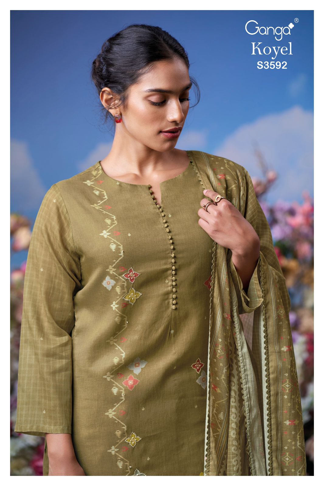 Koyel 3592 Ganga Premium Plazzo Style Suits Wholesaler