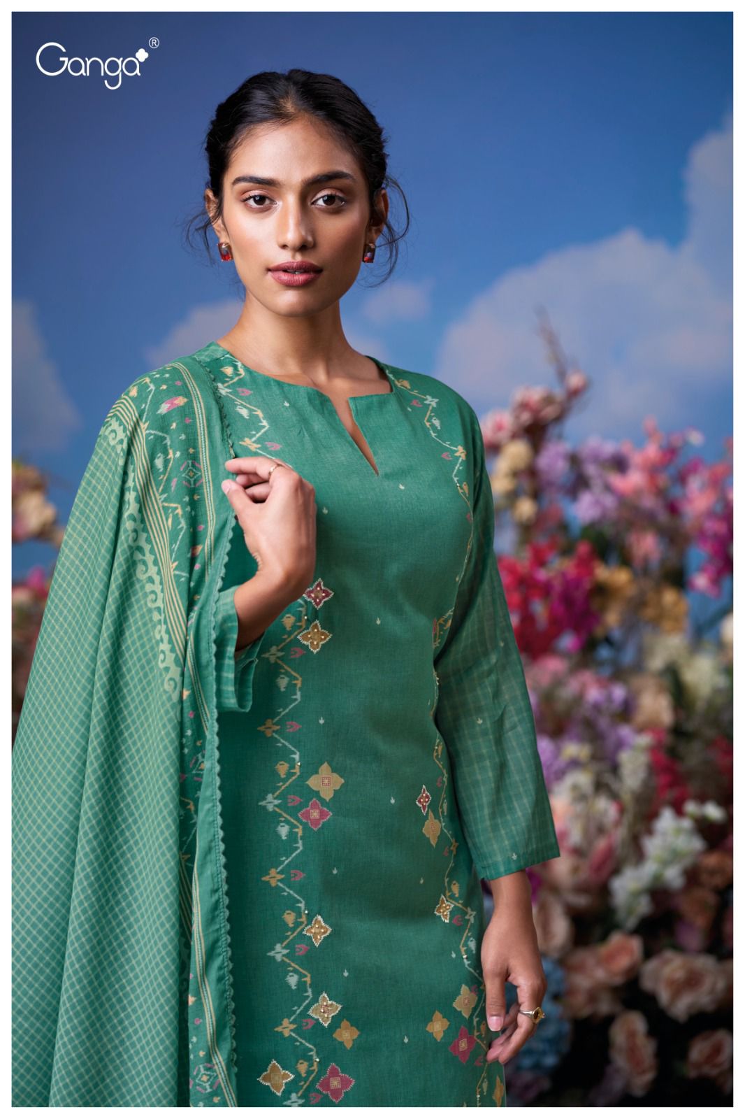 Koyel 3592 Ganga Premium Plazzo Style Suits Wholesaler
