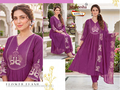 Koyel Maheesha Chiffon Readymade Anarkali Suits Wholesale Price