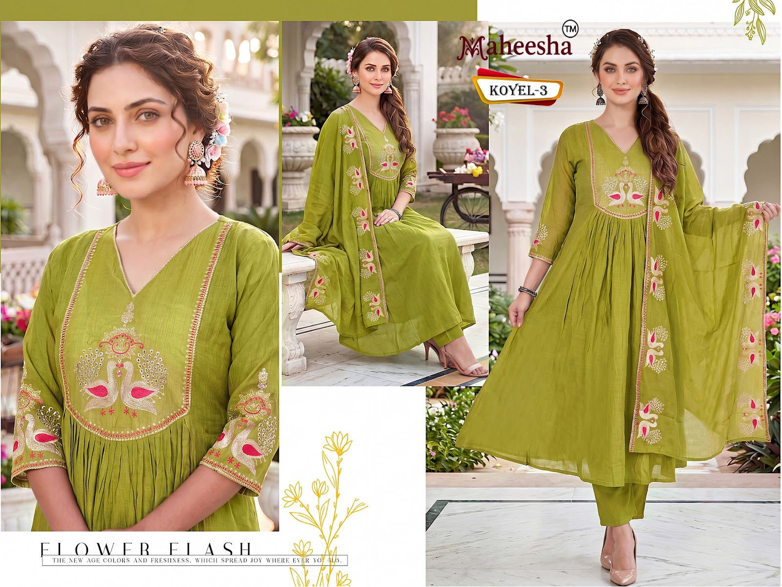 Koyel Maheesha Chiffon Readymade Anarkali Suits Wholesale Price