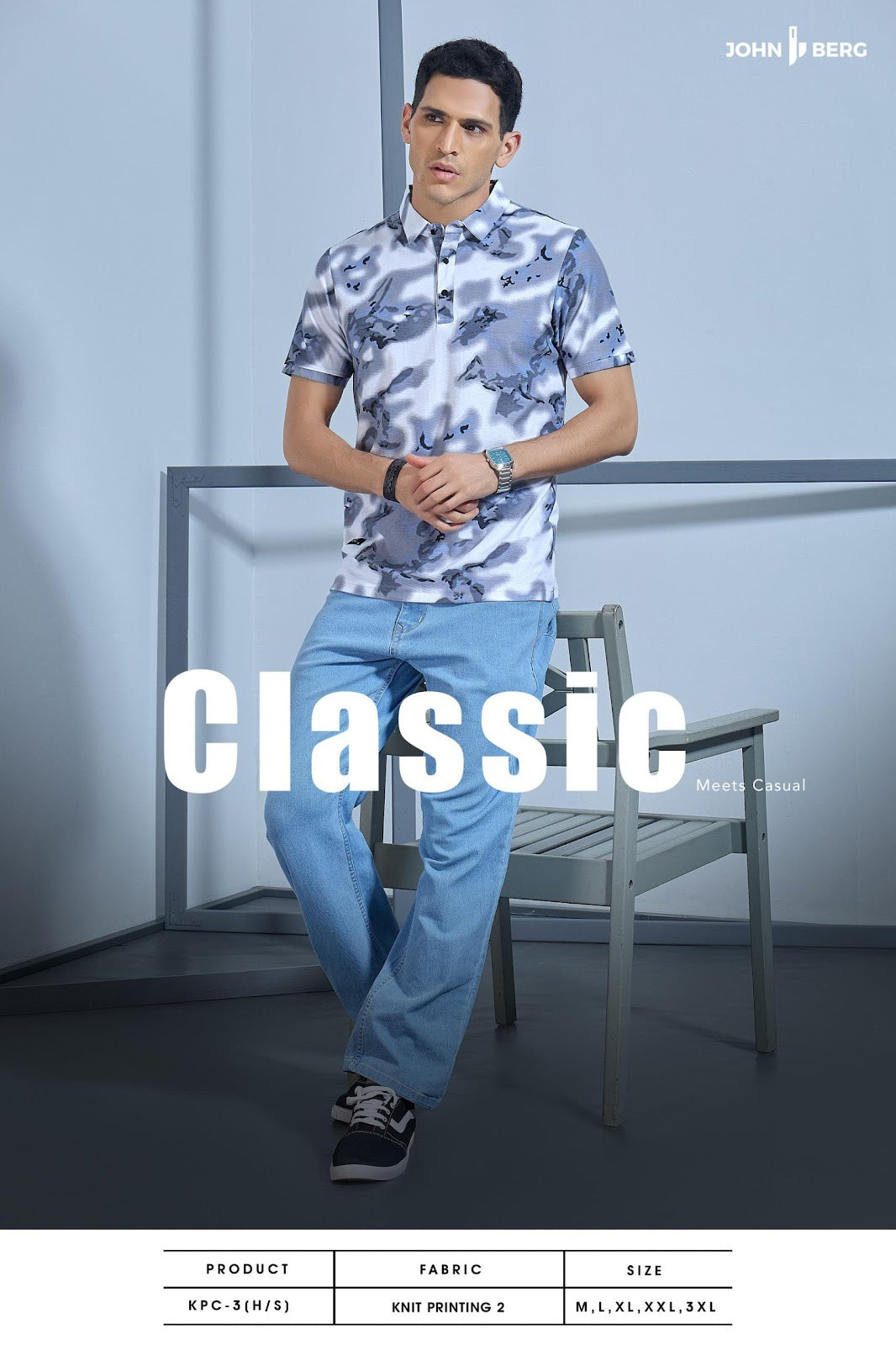 Kpc 3 John Berg Knit Mens Tshirts Exporter India