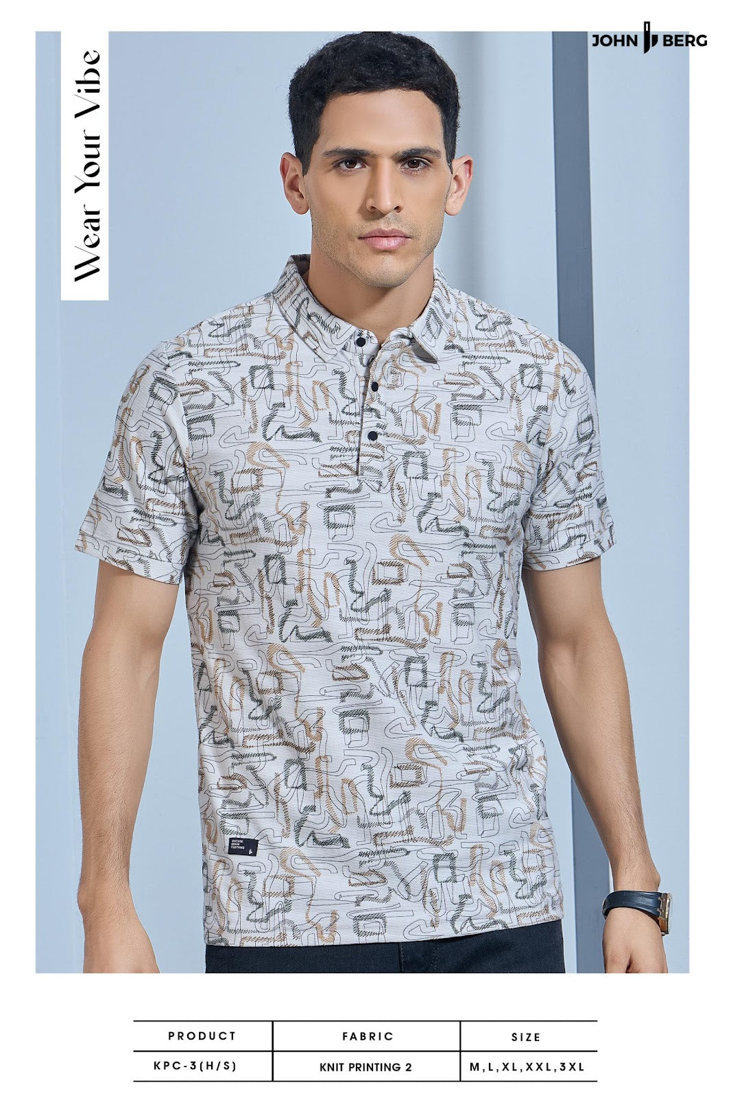 Kpc 3 John Berg Knit Mens Tshirts Exporter India