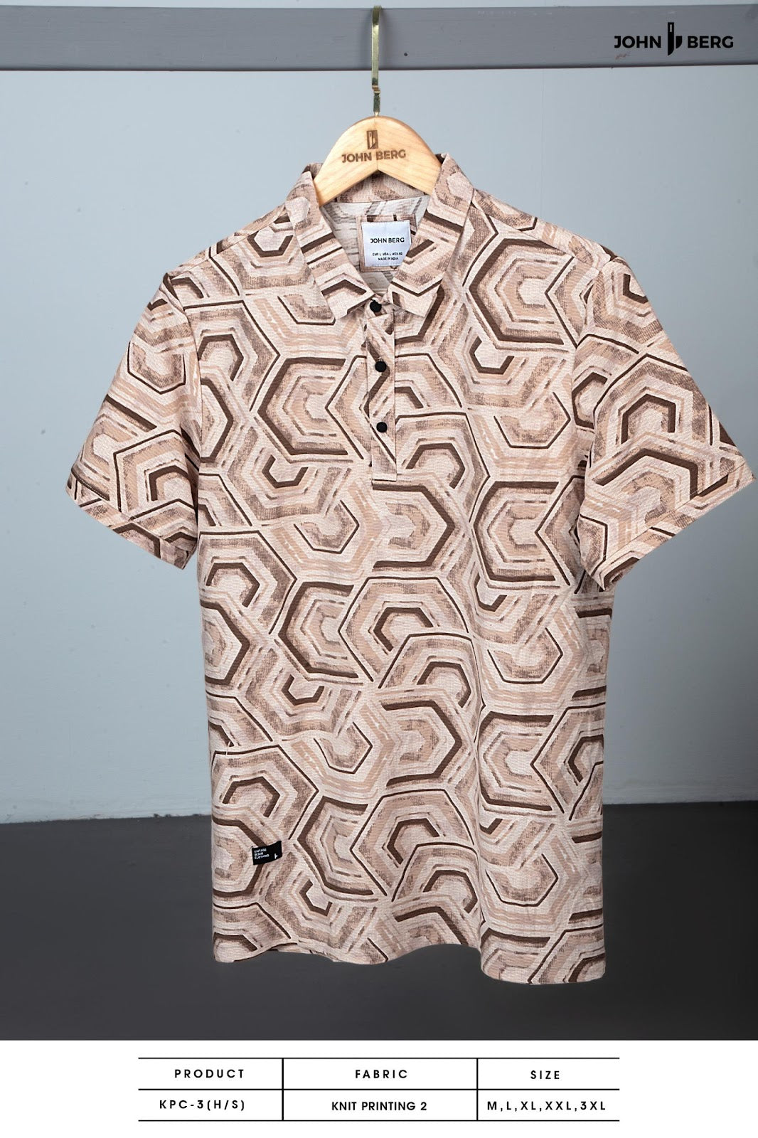 Kpc 3 John Berg Knit Mens Tshirts Exporter India