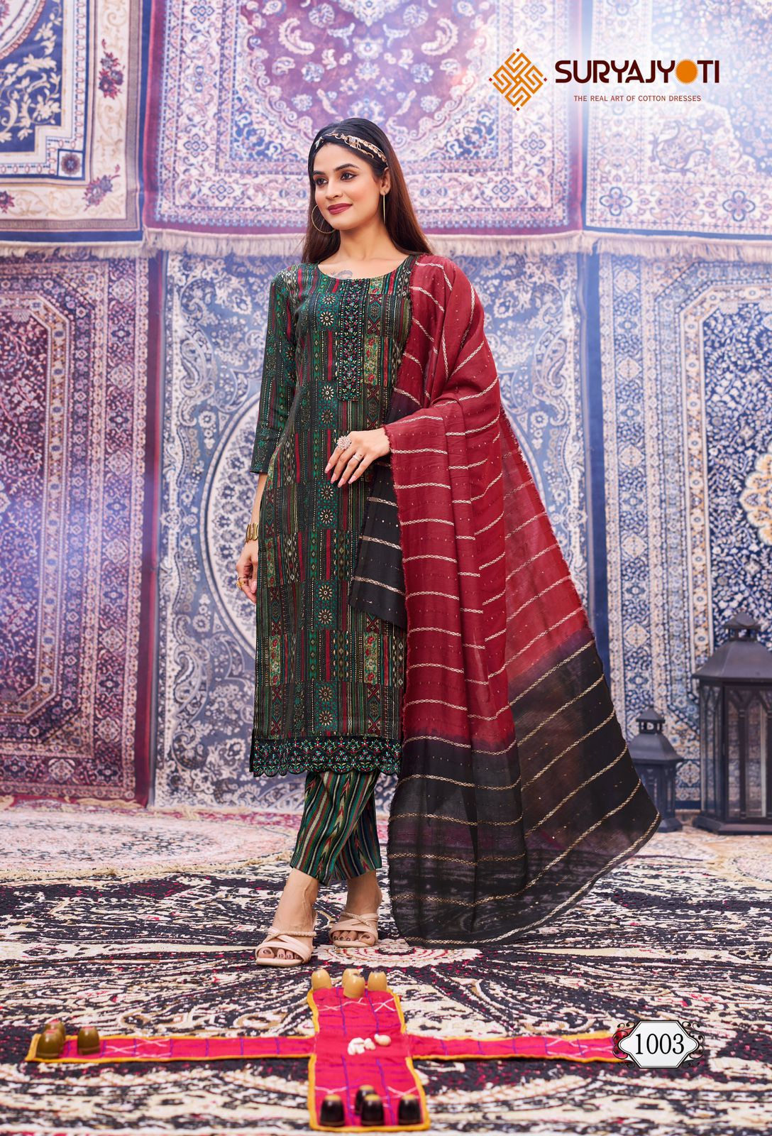 Krati Vol 1 Suryajyoti Rayon Capsule Readymade Pant Style Suits Wholesaler Ahmedabad