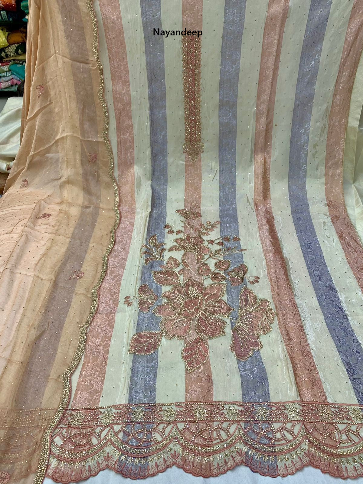 Kratos Nayandeep Jacquard Salwar Suits Wholesaler