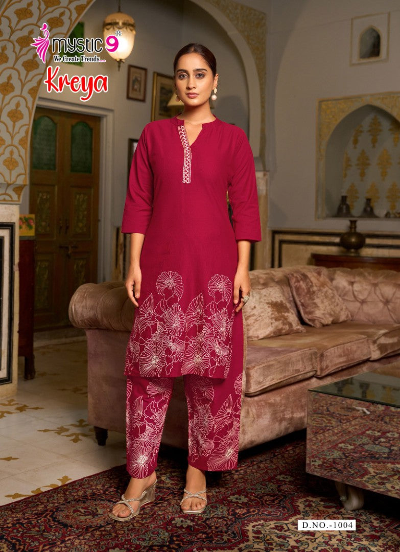 Kreya Vol 1 Mystic 9 Cotton Co Ord Set Manufacturer Gujarat