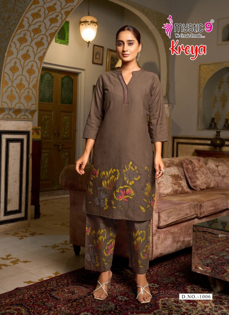 Kreya Vol 1 Mystic 9 Cotton Co Ord Set Manufacturer Gujarat
