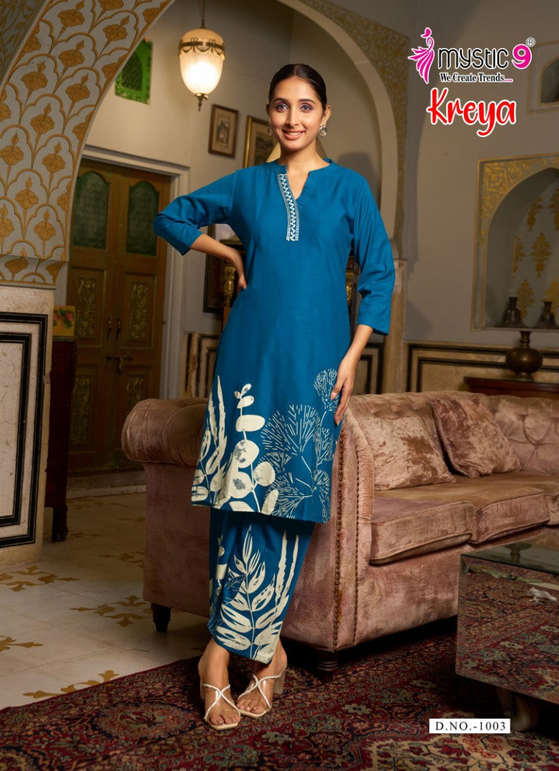 Kreya Vol 1 Mystic 9 Cotton Co Ord Set Manufacturer Gujarat