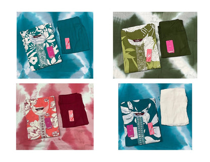 Kriday 0608 Kanha Reyon Readymade Pant Style Suits Exporter Ahmedabad