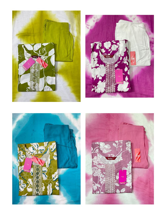 Kriday 100525 Kanha Liva Readymade Pant Style Suits Manufacturer