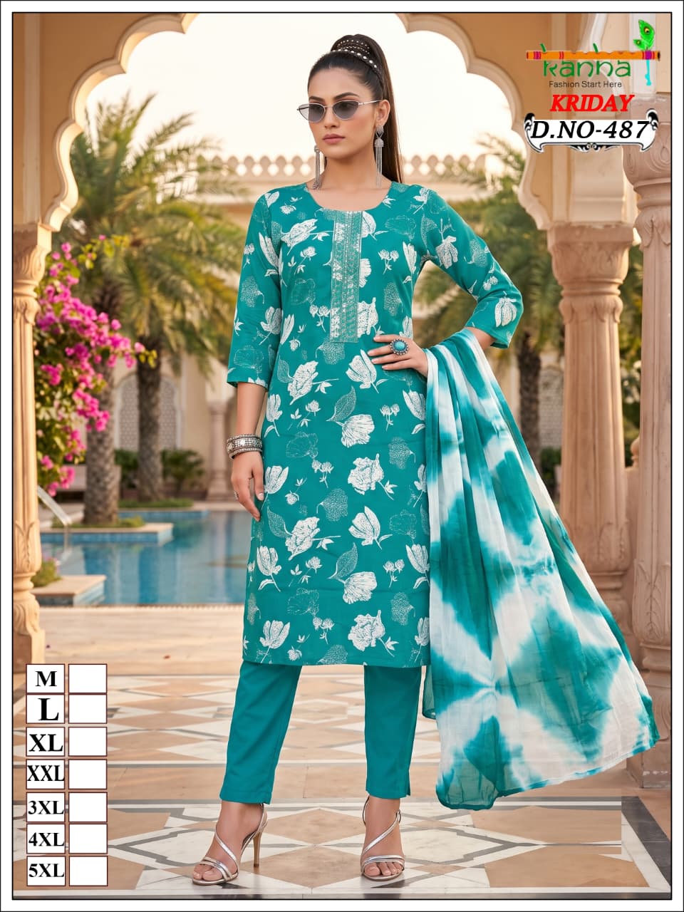 Kriday 2007 Kanha Liva Reyon Readymade Pant Style Suits Wholesale Price