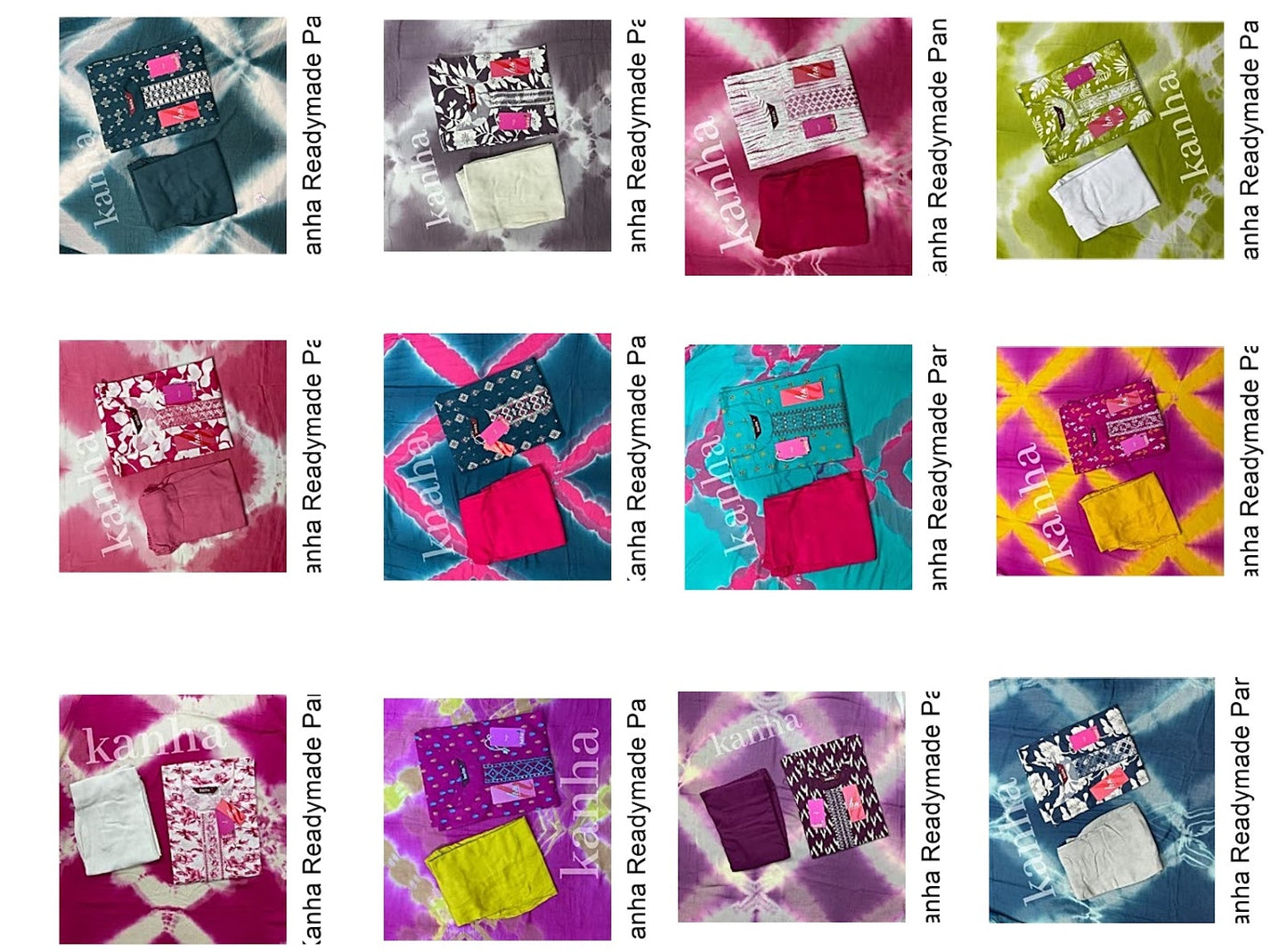 Kriday 271224 Kanha Reyon Readymade Pant Style Suits Exporter India