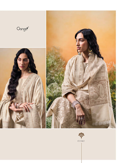Kridha Ganga Pashmina Suits Wholesaler Ahmedabad