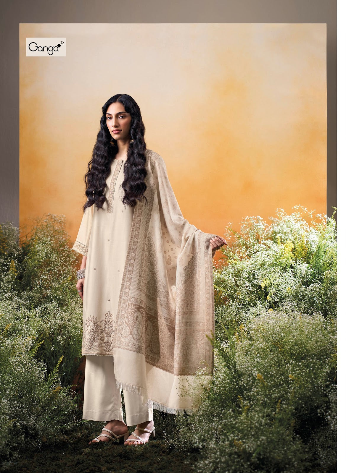 Kridha Ganga Pashmina Suits Wholesaler Ahmedabad