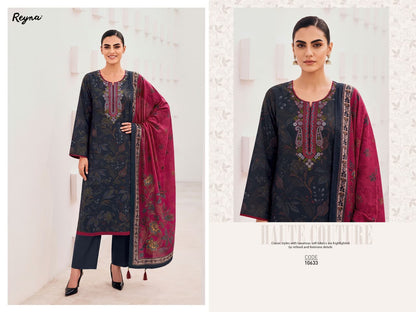 Kridha Reyna Corduroy Pashmina Suits Exporter India