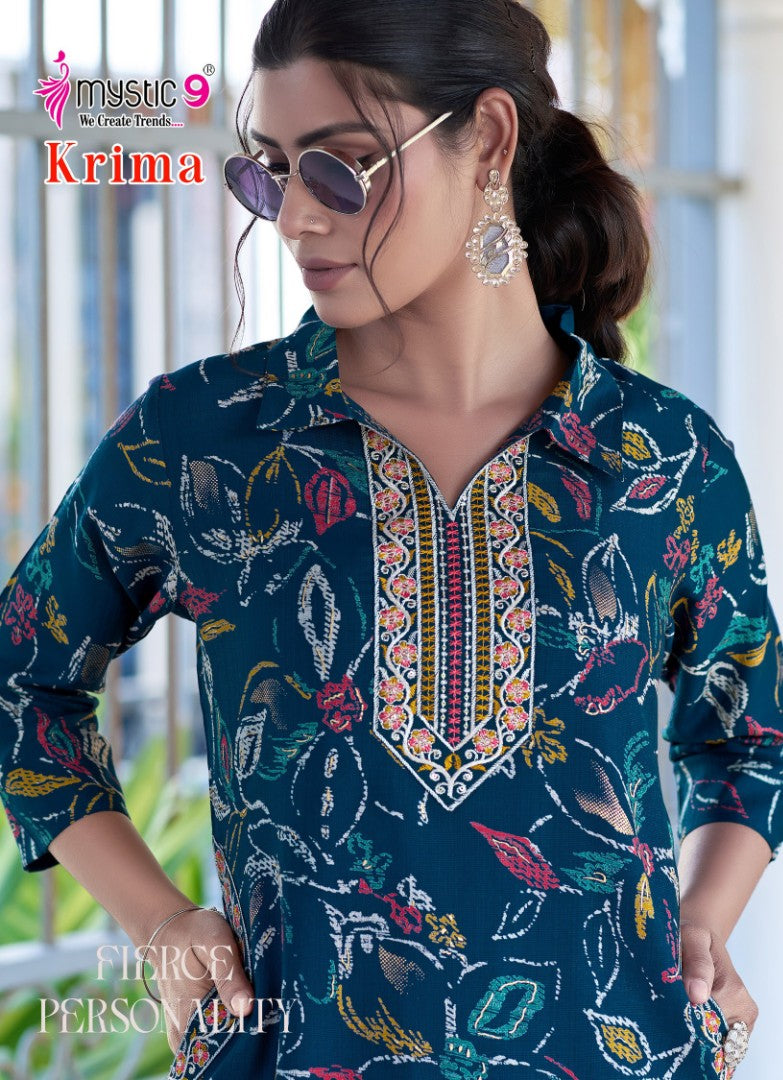 Krima Vol 1 Mystic 9 Vertican Co Ord Set Exporter India