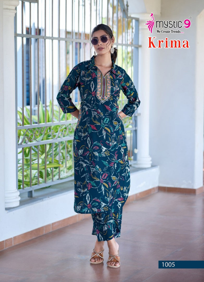 Krima Vol 1 Mystic 9 Vertican Co Ord Set Exporter India