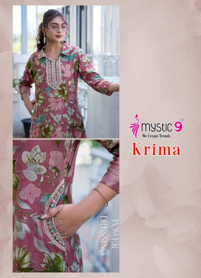 Krima Vol 1 Mystic 9 Vertican Co Ord Set Exporter India