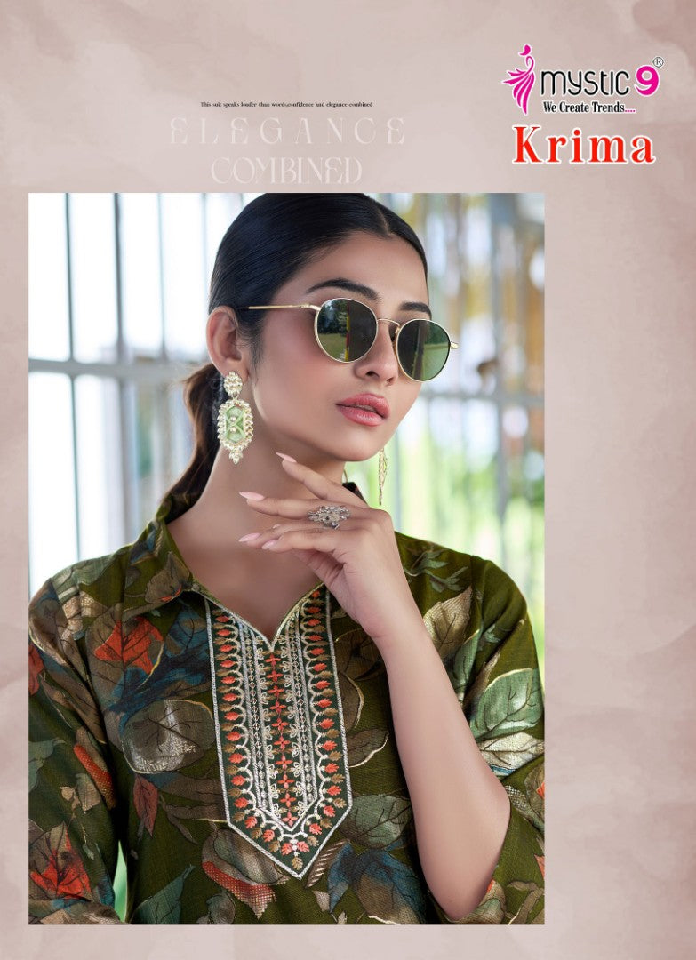 Krima Vol 1 Mystic 9 Vertican Co Ord Set Exporter India