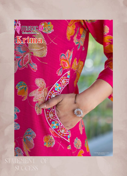 Krima Vol 1 Mystic 9 Vertican Co Ord Set Exporter India