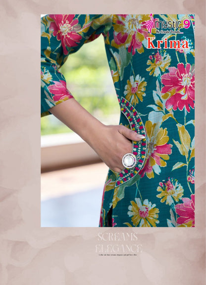 Krima Vol 1 Mystic 9 Vertican Co Ord Set Exporter India