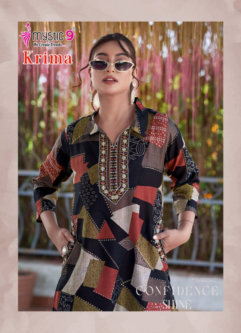 Krima Vol 1 Mystic 9 Vertican Co Ord Set Exporter India