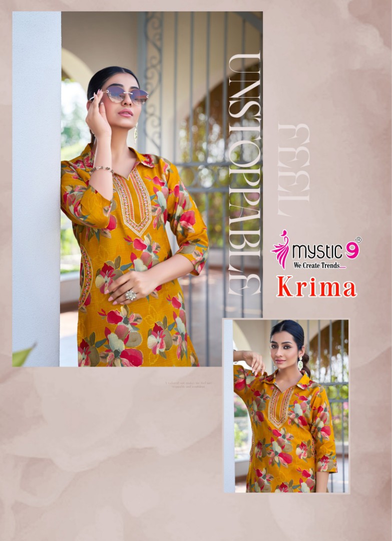 Krima Vol 1 Mystic 9 Vertican Co Ord Set Exporter India