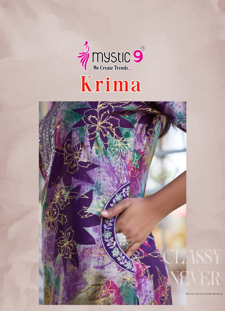 Krima Vol 1 Mystic 9 Vertican Co Ord Set Exporter India