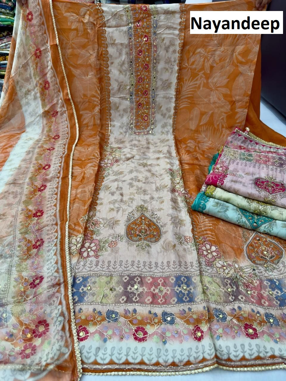Kripali Nayandeep Pure Viscose Salwar Suits Supplier