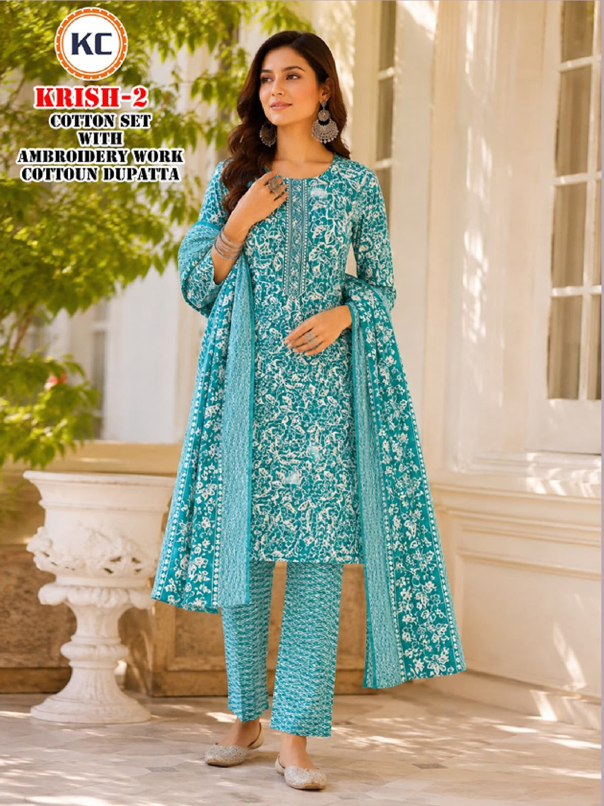 Krish Vol 2 Kc Readymade Cotton Pant Suits Wholesaler Gujarat