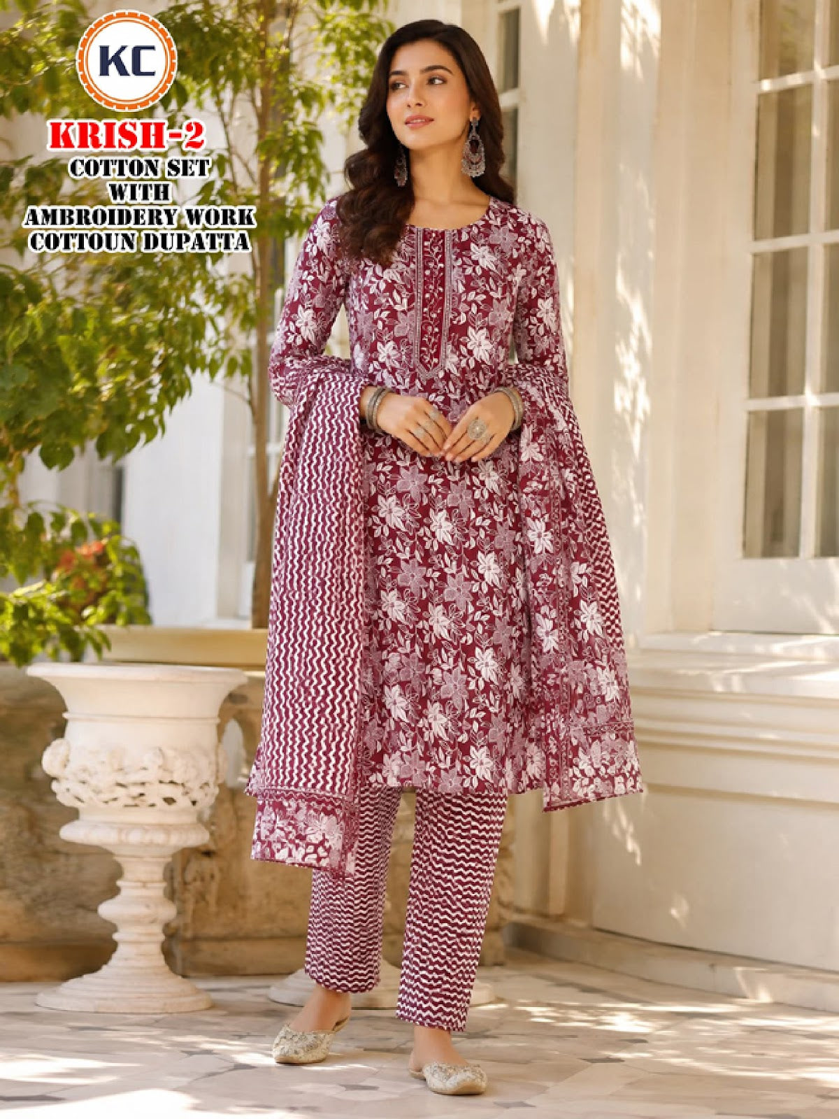 Krish Vol 2 Kc Readymade Cotton Pant Suits Wholesaler Gujarat