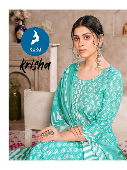 Krisha Kaya Readymade Cotton Pant Suits Supplier India