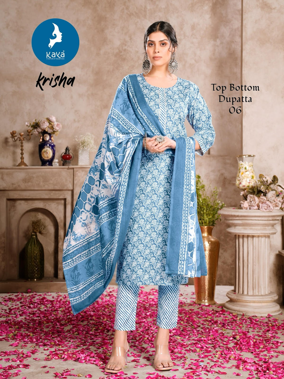 Krisha Kaya Cotton Readymade Suits Supplier India