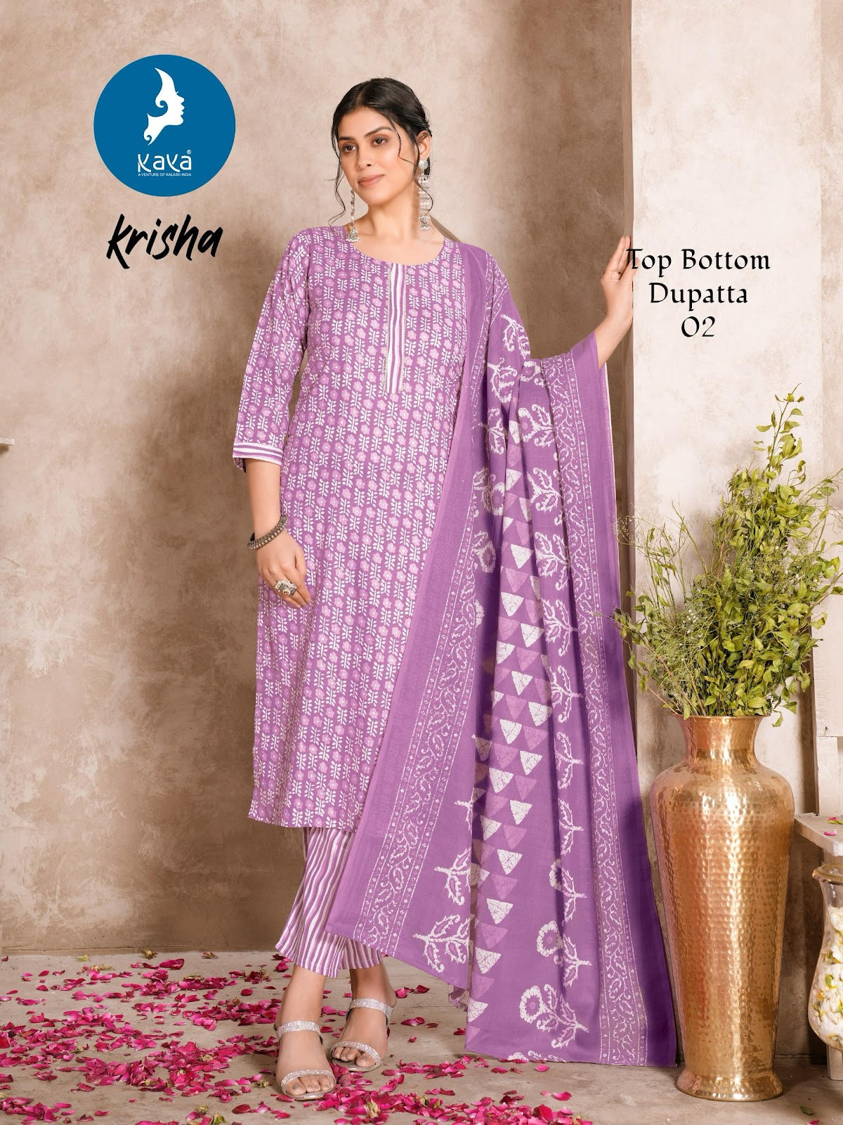 Krisha Kaya Cotton Readymade Suits Supplier India