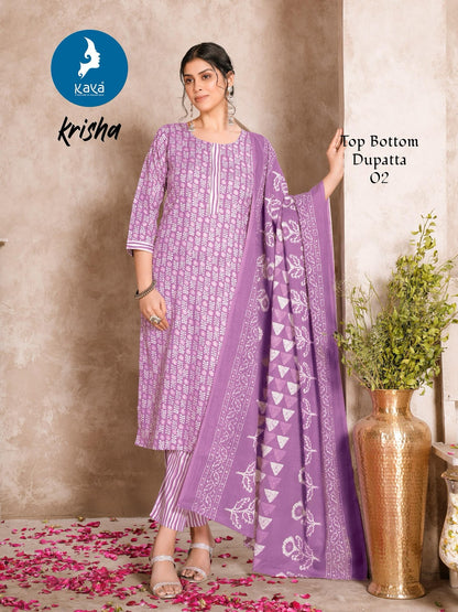 Krisha Kaya Cotton Readymade Suits Supplier India