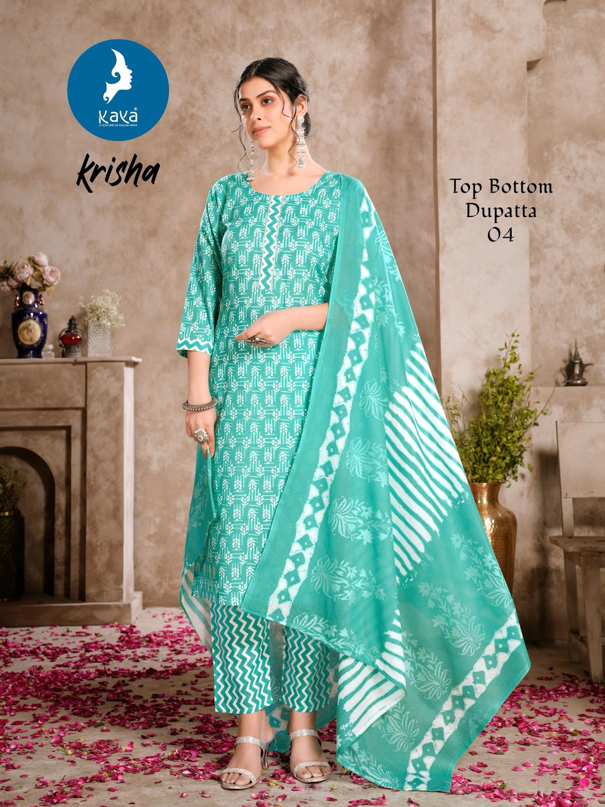 Krisha Kaya Cotton Readymade Suits Supplier India