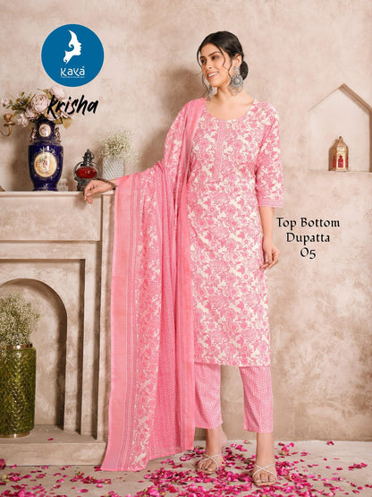 Krisha Kaya Cotton Readymade Suits Supplier India